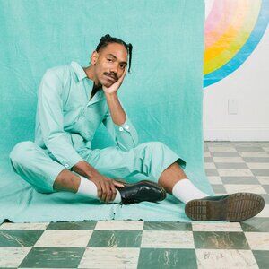 Big Bud Press Everyday Jumpsuit Mint Green Long Sleeve Cotton Twill Size L